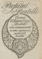 Profumi BERTELLI - Pubblicità 1916 - Advertising - Pubblicitari