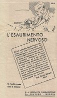 Specialità Farmaceutiche Dott. CRAVERO - Pubblicità 1934 - Advertising - Pubblicitari