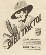 Lubrificante Shell Tractol - Illustratore Sorgiani - Pubblicità 1935 - Adv - Publicités