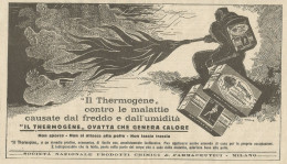 Thermogène Ovatta Che Genera Calore - Pubblicità 1933 - Advertising - Publicités