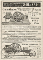 Associated Manufacture's Co. - Motores Modernos De Gasolina - Pubblicità - Publicités