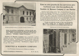 Nordyke & Marmon Company - Indianapolis - Pubblicità 1913 - Advertising - Reclame