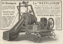 Material De Construcciòn - WETTLAUFER BROS - Pubblicità 1913 - Advertising - Reclame