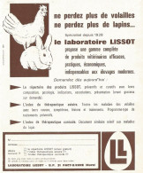 Prodotti Veterinari LISSOT - Pubblicità 1963 - Advertising - Advertising