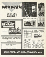 Nouveau - Cloture Galvanisèe Soudèe - Pubblicità 1963 - Advertising - Reclame