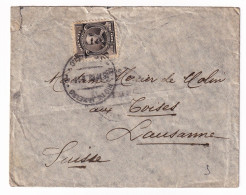 Lettre Rio De Janeiro 1908 Brésil Brasil Brazil Lausanne Suisse Timbre Stamp Floriano Peixoto - Briefe U. Dokumente