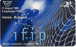 Austria: Telekom - 1998 800A World Computer Congress, Vienna - Budapest - Autriche