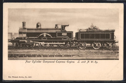 Pc Four Cylinder Compund Express Engine, L. And N. W. Ry., Lok 1929, Britische Eisenbahn  - Trains