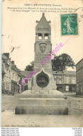 80.  CRECY EN PONTHIEU . Monument élevé à La Mémoire De Jean De Luxembourg ... - Crecy En Ponthieu