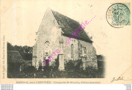 27.  MESNIL Sur L'ESTREE .  Chapelle St-Martin D'Hendreville . - Other & Unclassified