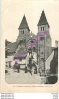 12.  CONQUES .  Eglise Abbatiale . Façade .  CPA Animée . - Autres & Non Classés