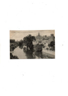 C P A  ANIMEE  CREIL  BRAS DE L'OISE AU PONT DE LA BOUCHERIE     CIRCULEE  1906 - Creil