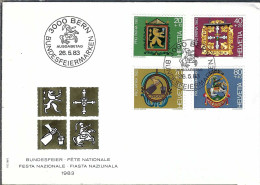 SUISSE Ca.1983: FDC - FDC