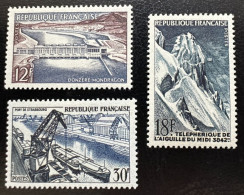 France 1956  Y Et T 1078/80 * - Neufs