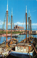 R083605 Mallorca. Espana. Palma. La Catedral Desde Muelle Pescadores - World