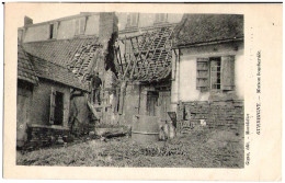 80 - GUERBIGNY - Maison Bombardée   - Other & Unclassified