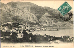 06 - MENTON - Vue Prise Du Cap Martin - Menton