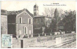 30 - ARAMON - Vue D'enseemble Prise Du Quai Du Rhône - Other & Unclassified