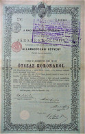 Königreich  Ungarn - Staatsschuld Verschreibung - 500 Kronen - 4 % - 1892 !! - Other & Unclassified