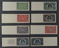 TUNESIEN  334-44 U **  Freimarken Kunst 1947, UNGEZÄHNT, 8 Werte, Postfrisch, - Nuevos