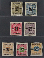 1918,, DÄNEMARK 84-96 X ** Wasserzeichen KRONE 17 Werte Kpl. Postfrisch, 1024,-€ - Nuovi