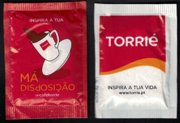 Portugal Sachet Sucre Sugar Bag Torrié Inspira A Tua Má Disposição - Sucres