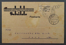 1923, KASSEL OPD 1 I Gebührenzettel Deutsche Schrift Bedarfskarte, SELTEN 300,-€ - 1922-1923 Emissioni Locali