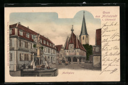 AK Michelstadt I. Odenwald, Marktplatz  - Odenwald