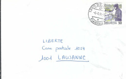 SUISSE Ca.1991: LSC De Genève Pour Lausanne - Cartas & Documentos