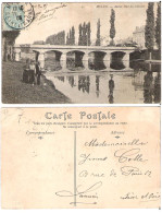 77 - MELUN - Ancien Pont Du Châtelet  (animée-tramway) - Melun