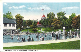 USA - Swimming Pool At Ideal Park, ENDICOTT N.Y.   - Autres & Non Classés