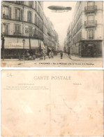 94 - VINCENNES - Rue De Montreuil, Prise De L Avenue De La République   (animée-aérostat) - Vincennes