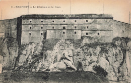 90-BELFORT LE CHATEAU ET LE LION-N°T5268-E/0387 - Belfort - City