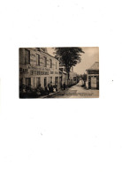 C P A  ANIMEE  ST-MARTIN-DE-BOSCHERVILLE CAFE HERMES ROUTE DE LA SEINE   CIRCULEE  30 JUIN 1917 - Sonstige & Ohne Zuordnung