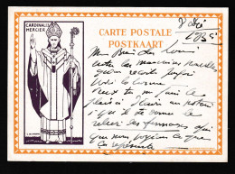 DDGG 258 -- RARE Carte Illustrée Cardinal Mercier - SANS L'EMPREINTE DU TIMBRE - Postée Sous Enveloppe - Cartoline Illustrate (1971-2014) [BK]