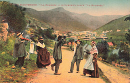 63-AUVERGNE FOLKLORE LA BOURREE-N°T5272-B/0033 - Sonstige & Ohne Zuordnung