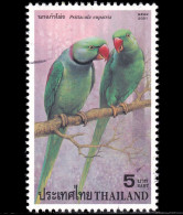 Thailand Stamp 2000 Parrots 5 Baht - Used - Tailandia