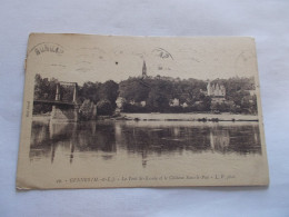 GENNES ( 49 Maine Et Loire ) LE PONT SAINT EUSEBE ET LE CHATEAU SOUS LE PUY  1937 - Autres & Non Classés