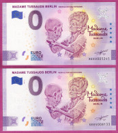 0-Euro XEEV 2021-1 MADAME TUSSAUDS BERLIN - MEHR ALS NUR WACHSFIGUREN Set NORMAL+ANNIVERSARY - Private Proofs / Unofficial