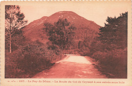 63-LE PUY DE DOME LE COL DE CEYSSAT-N°T5275-D/0143 - Autres & Non Classés