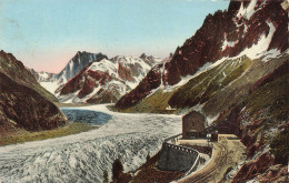 74-CHAMONIX MONT BLANC LA MER DE GLACE ET GARE DE MONTENVERS-N°T5275-H/0277 - Chamonix-Mont-Blanc