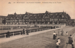 14-DEAUVILLE LA PLAGE FLEURIE-N°T5275-H/0023 - Deauville