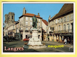 52 HAUTE MARNE / LANGRES / PLACE DIDEROT ET BAR LE BALCON - Langres