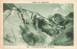 74-VALLEE DE CHAMONIX TRAVERSEE DE LA MER DE GLACE-N°T5276-F/0295 - Sonstige & Ohne Zuordnung