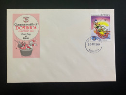 FDC Commonwealth Of Dominica - 30/11/1984 - Picsou - Walt Disney - Disney