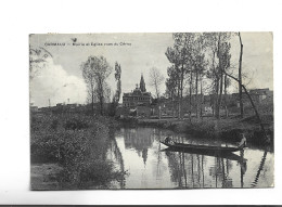 CPA DPT 81 CARMAUX , MAIRIE ET EGLISE VUES DU CEROU En 1912! - Carmaux