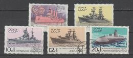 Russie .navire  1970  N 3637 / 41    = Obl. Serie Complete 5 Valeurs - Gebraucht