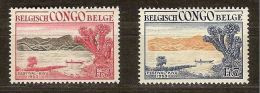 Congo Belge - 325/326 - Festival Du Kivu - 1953 - MNH - Unused Stamps