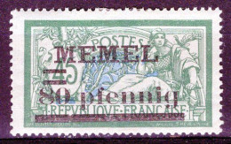 MEMEL - Timbre N°25 Neuf A/charnière - Unused Stamps