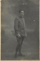 Social History Souvenir Vintage Photo Postcard Soldier Uniform Military Italy - Fotografie